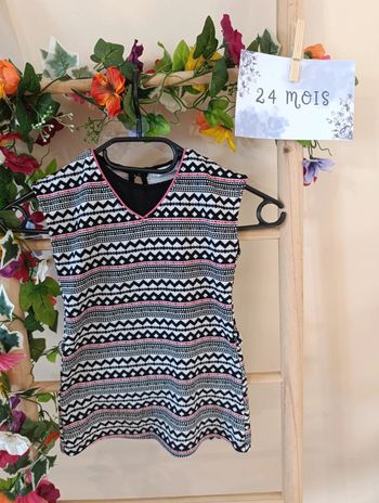 Robe manche courte 24mois Gémo
