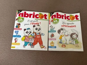 Lot de 2 magazines neuf abricot