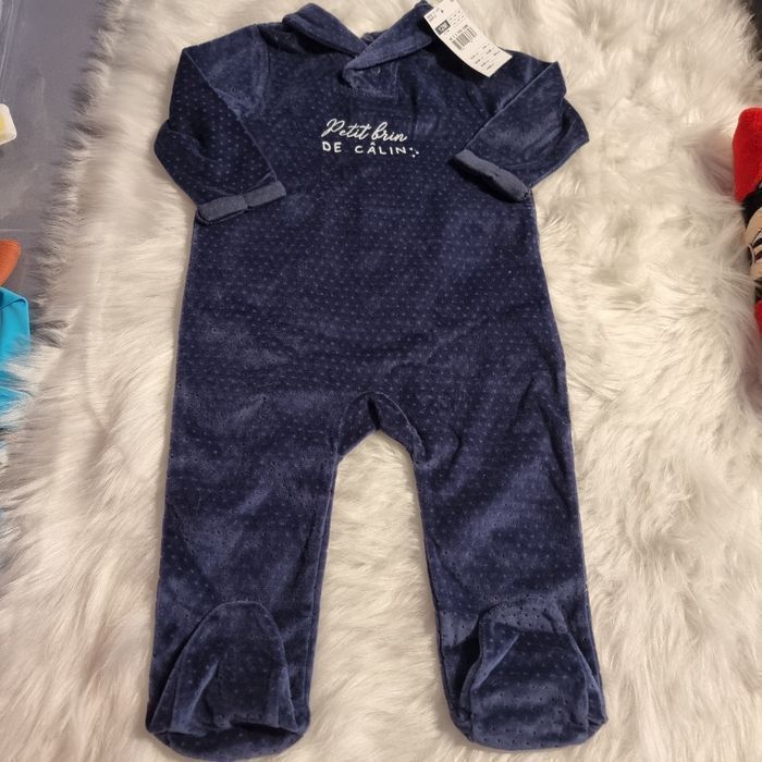 Neuf (non porté)🤩😍💙 superbe pyjama chaud et doux  12 mois garçon 💙🤩😍 - photo numéro 5