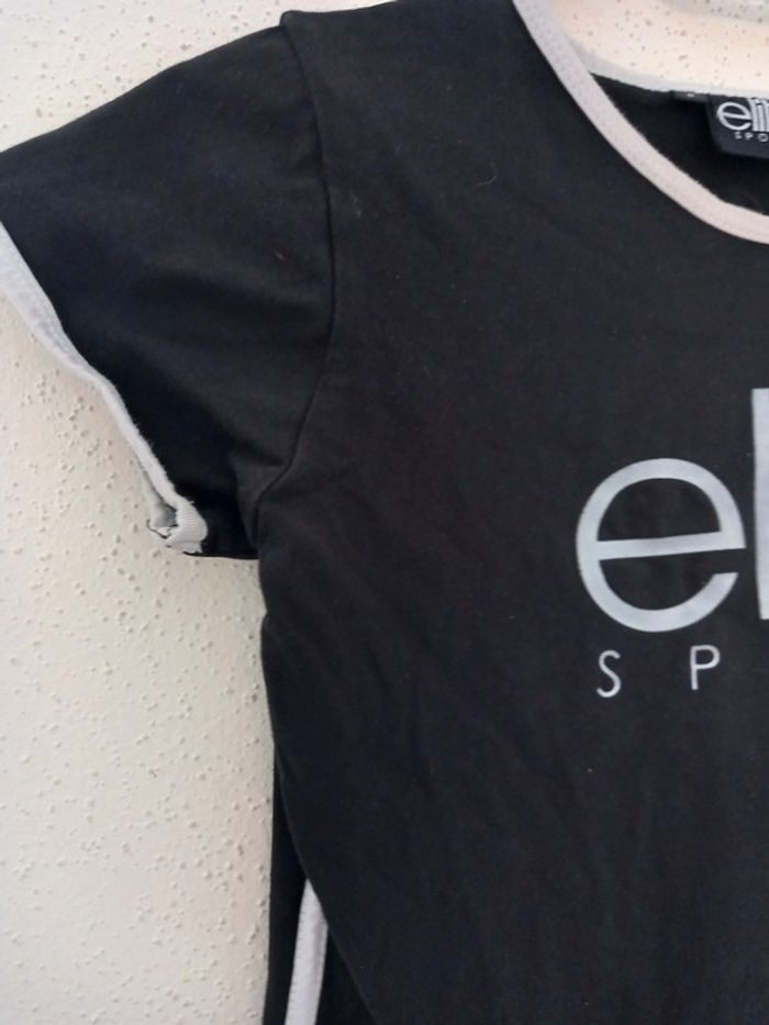 T-Shirt femmes noir et blanc Élite T: s - photo numéro 3