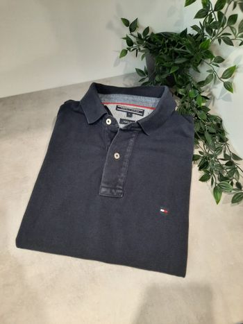 Polo Tommy Hilfiger bleu foncé – Taille M – Regular Fit