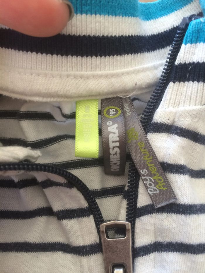 T-shirt rayé Orchestra 8 ans - photo numéro 2