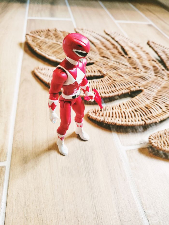 🙅 Power rangers mighty morphin figurine du ranger rouge marque Hasbro - photo numéro 3