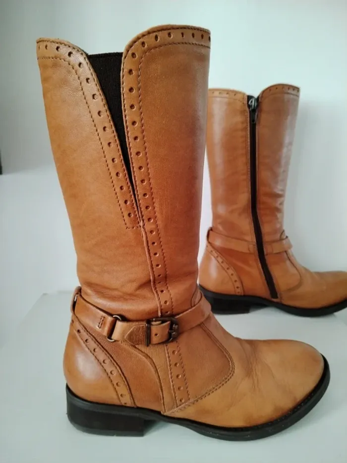 Bottes en cuir pointure 32 Les fées de bengale - photo numéro 9
