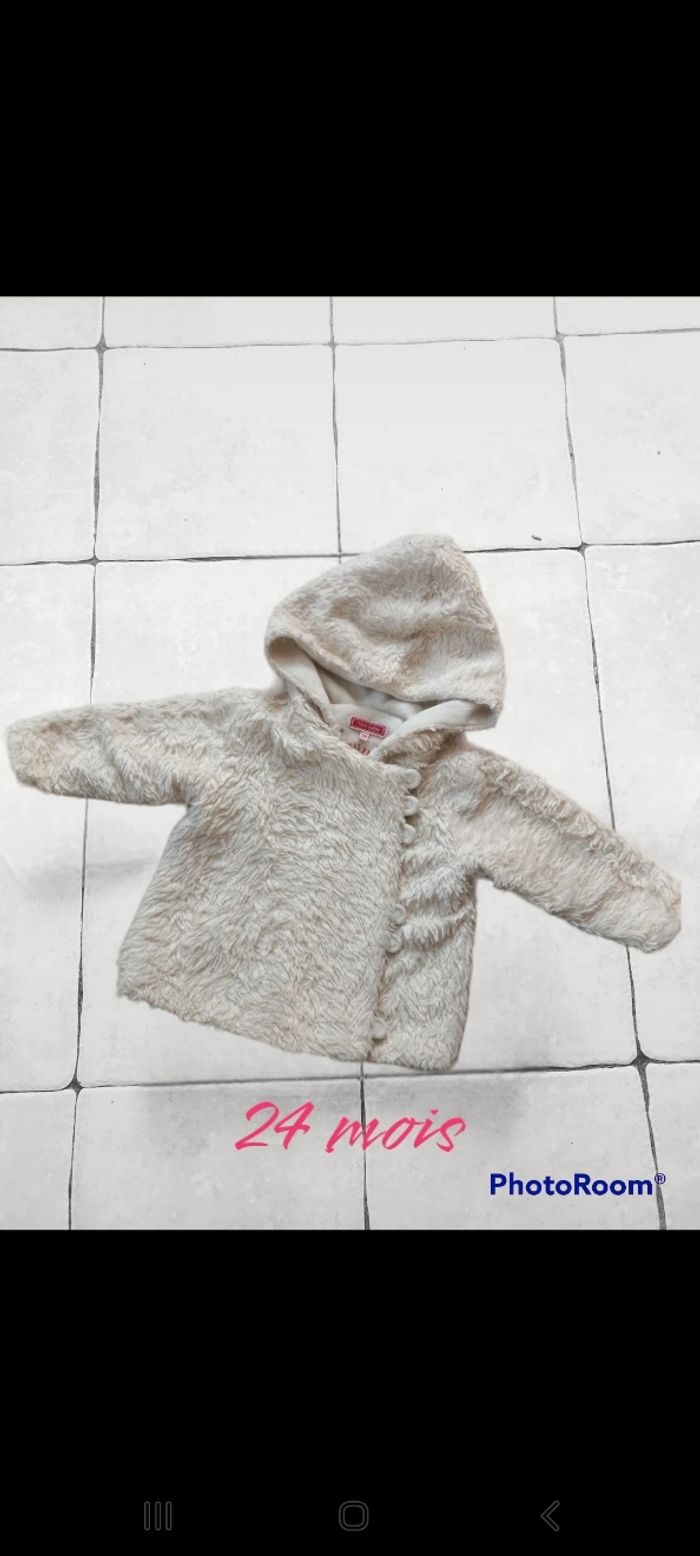 Veste mi-saison fourrure