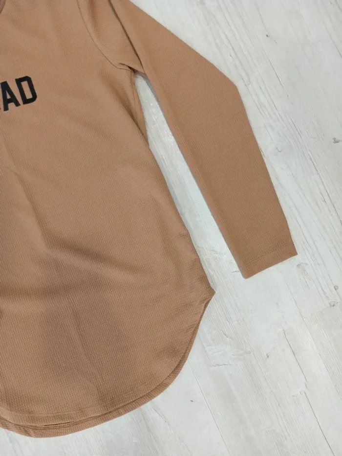 Pull fin homme à manches longues marron clair taille xl - photo numéro 2