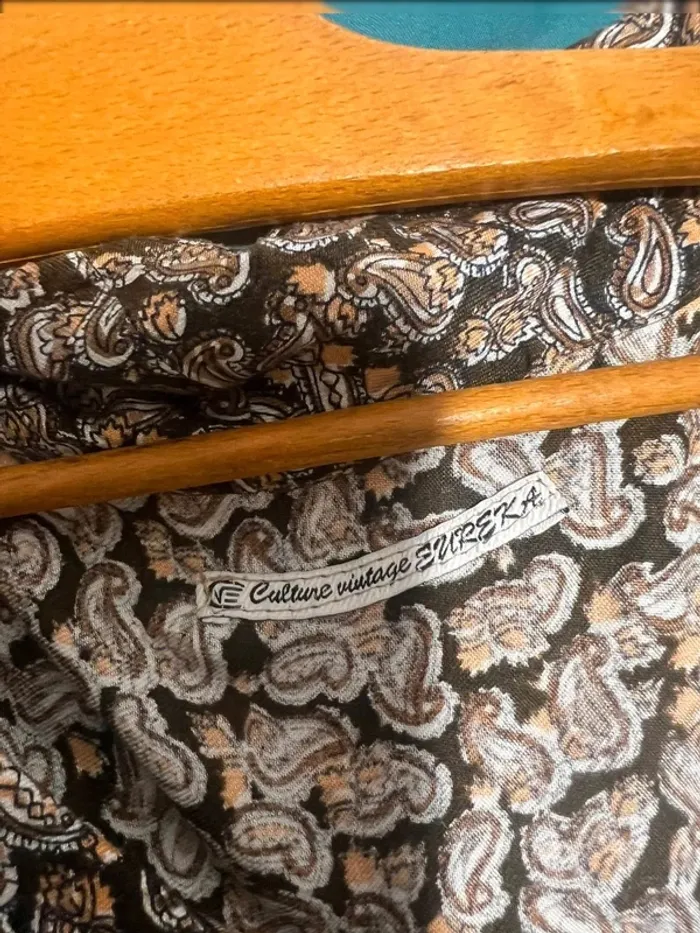 Robe vintage parisienne fleuris - taille 38/40 - quasi neuve - photo numéro 4