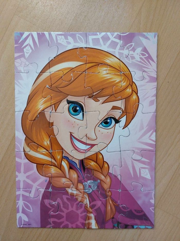 2 puzzles reine des neiges  3/4 ans - photo numéro 5