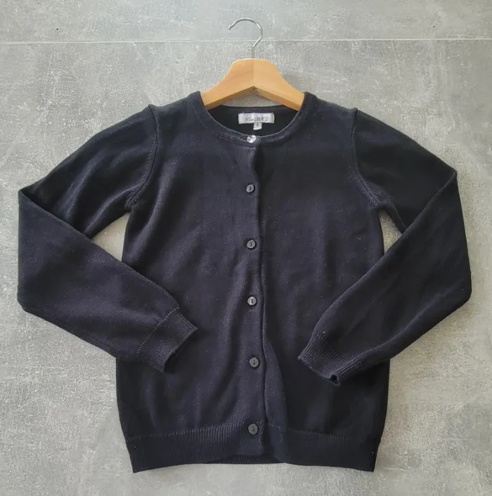 Gilet noir - 8 ans