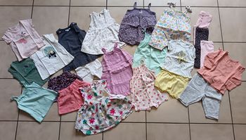Lot vêtements été bébé fille 6 mois
