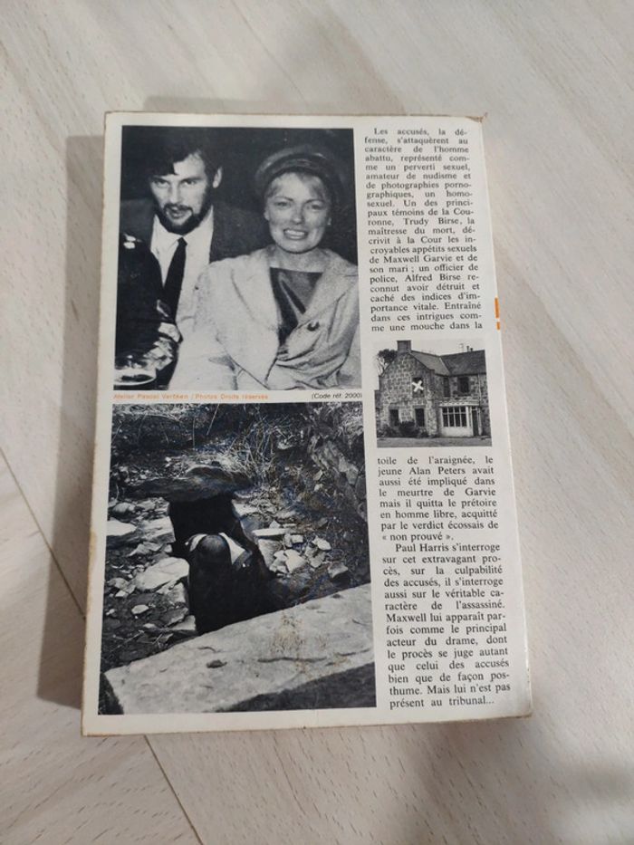 Livre document Le quatuor infernal collection n'avouez jamais Paul Harris affaire criminelle - photo numéro 2