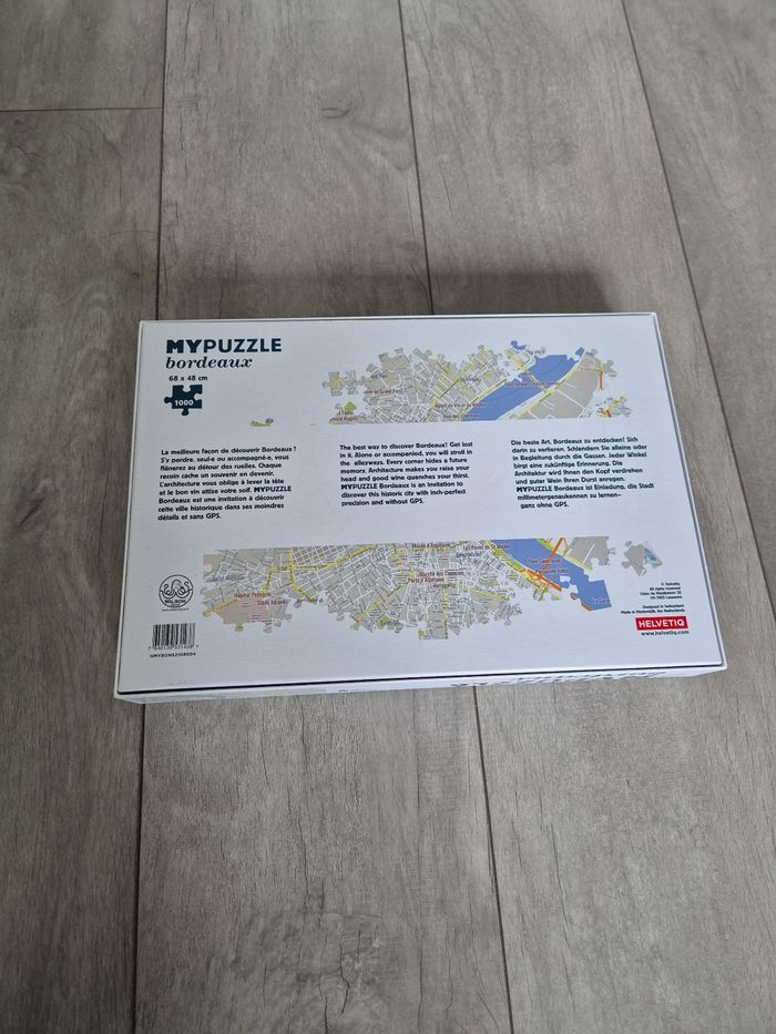 Puzzle plan de bordeaux 1000 pièces - photo numéro 2