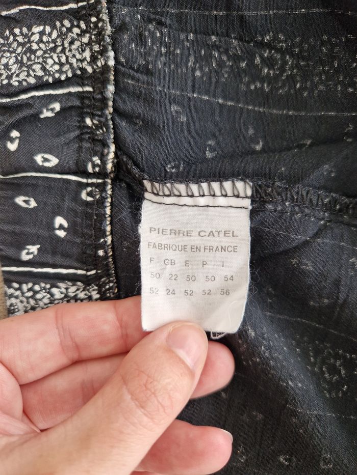 Pantalon noir a motif blanc, Pierre Catel - photo numéro 4