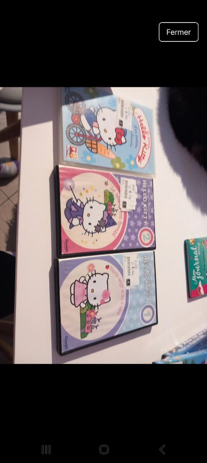 Lot dvd hello kitty