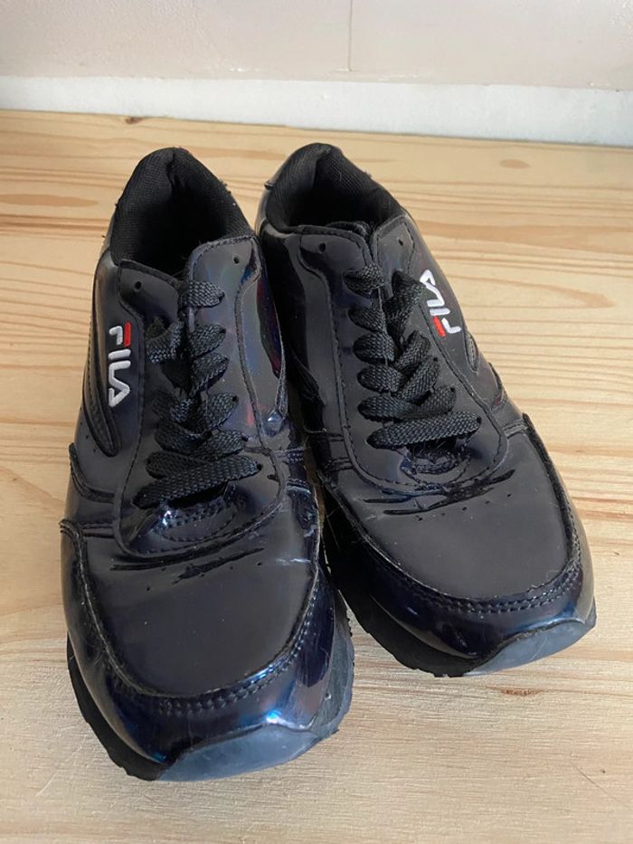 Basket Fila noires vernies - photo numéro 4