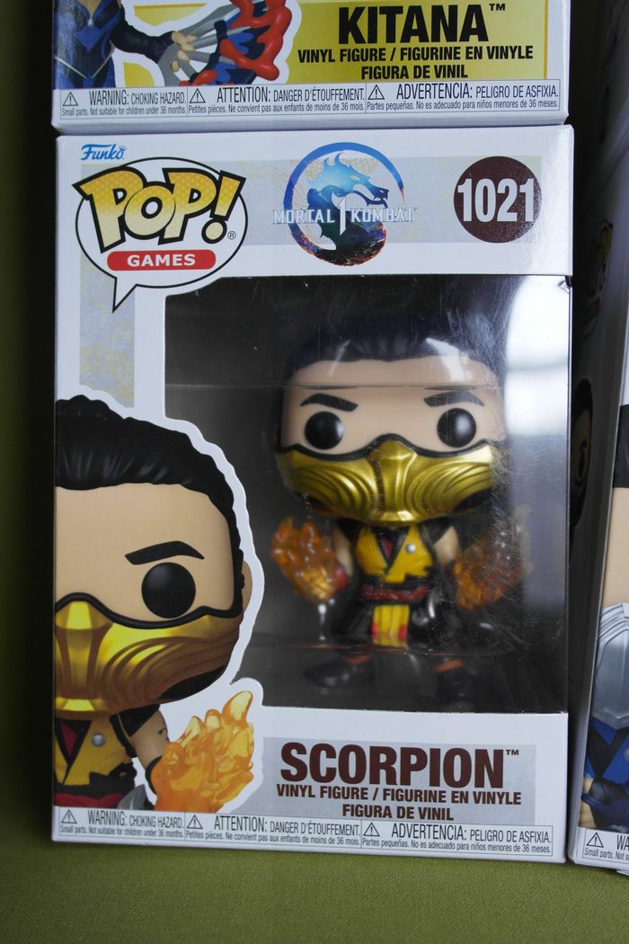 lot 4 pop Mortal Kombat - photo numéro 3