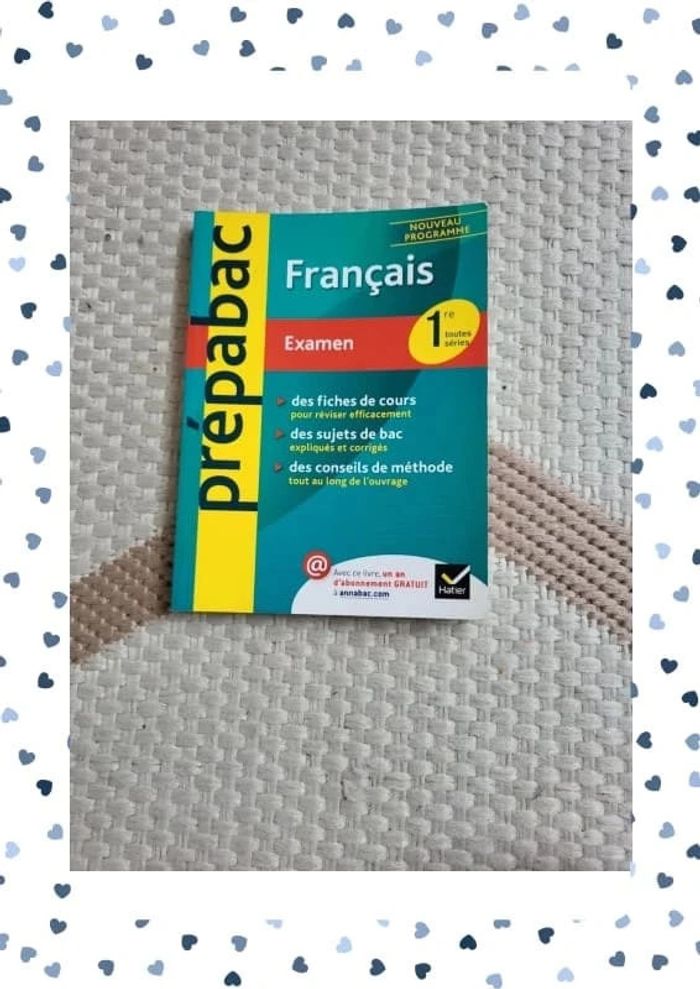 Livre examen prépabac 1re