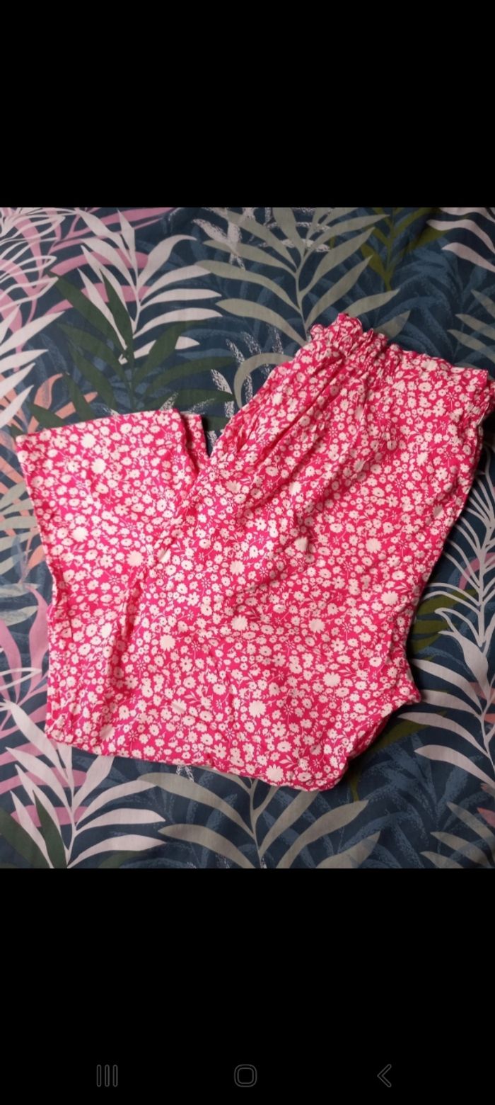Pantalon fluide fleuri - photo numéro 2