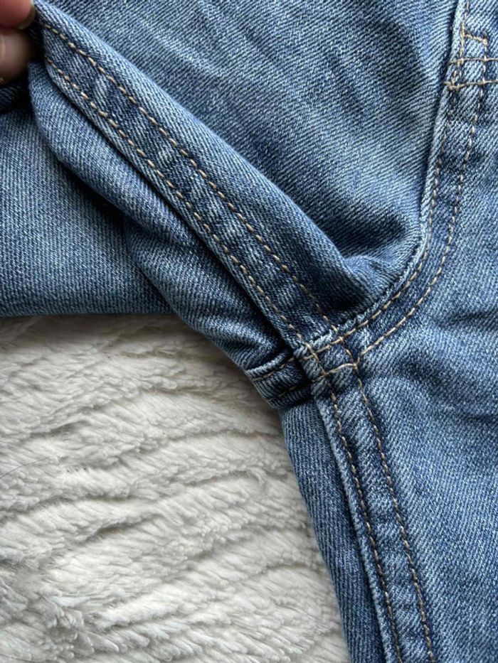 Jean Levi’s femme 550 Relaxed Fit W27 L27 S/36 bleu large ample mi taille - taille haute - photo numéro 6