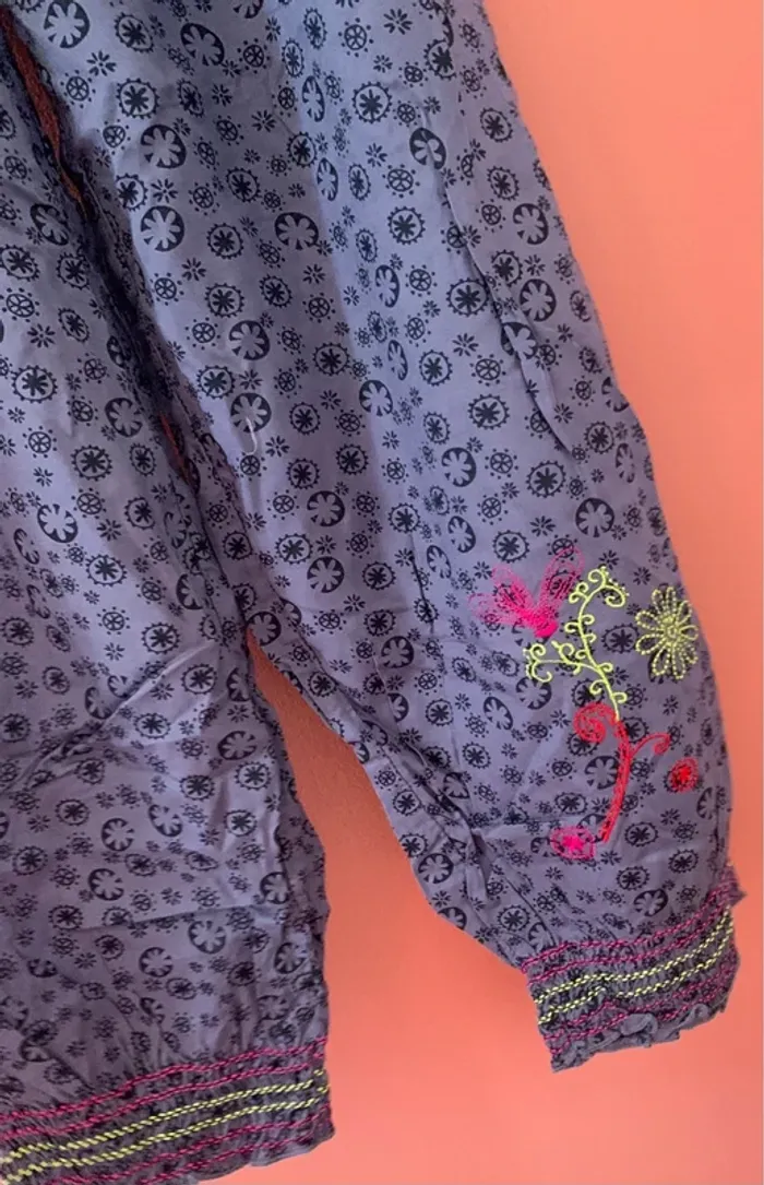 👖 Pantalon ample imprimé gris et noir - Orchestra (10 ans) - photo numéro 3