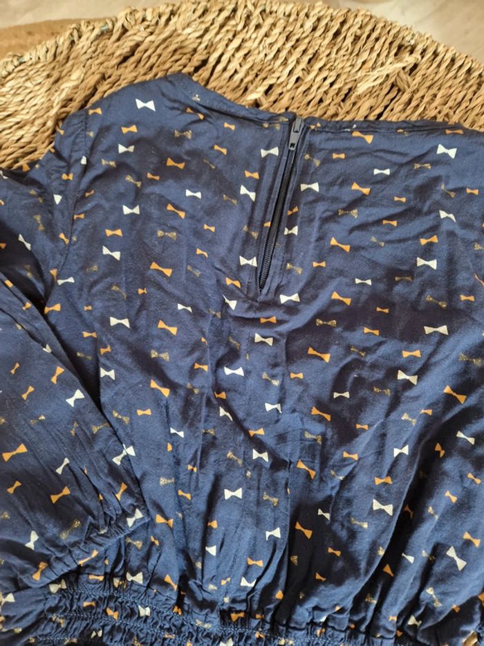 Jolie robe marine à motifs Tape à l'œil 🐇3 ans🐇 - photo numéro 5