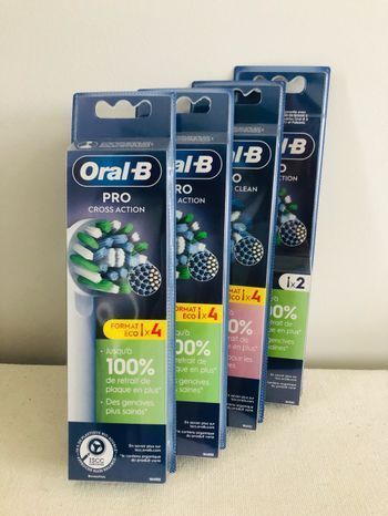 Lot de 4 packs de brossettes oral b pro