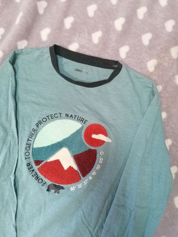 T-shirt manches longues garçon 12 ans