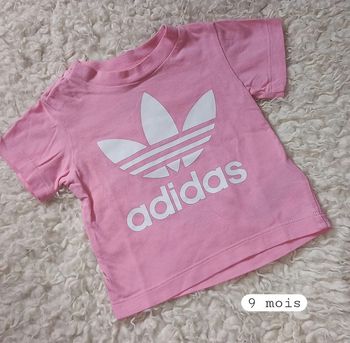 T shirt rose Adidas