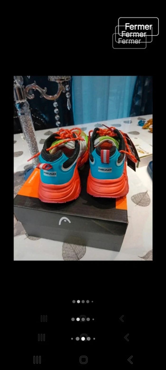 Basket de la marque head mixiste taille 40 idéal pour un cadeau prix en boutique 135€ - photo numéro 4