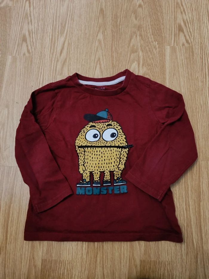 T-shirt ML monstre outils 4 ans