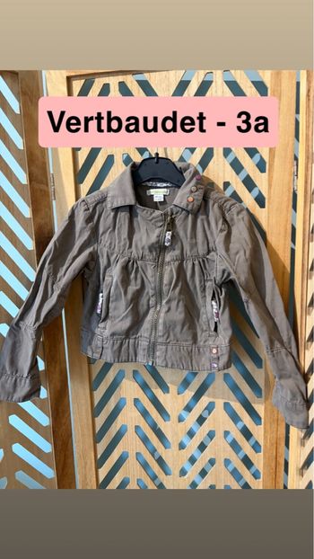 Veste kaki vertbaudet 3a