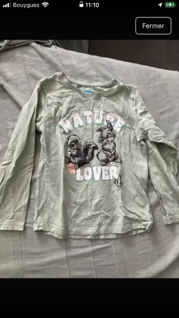 Pull panpan 6 ans
