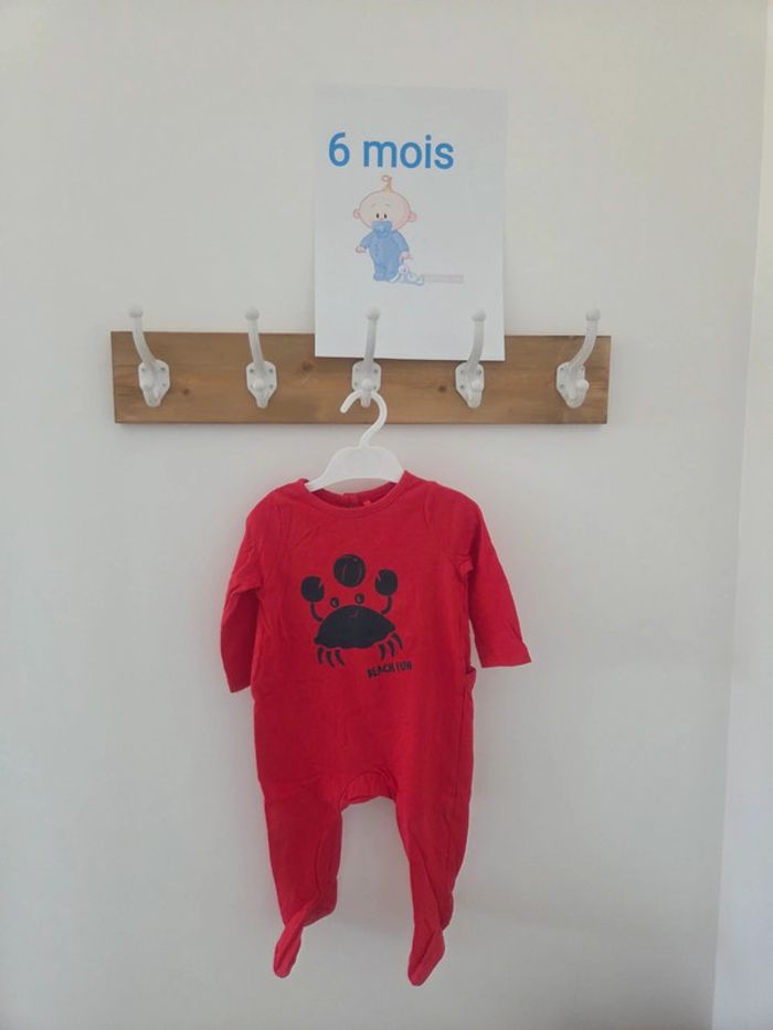 Pyjama 6m orchestra rouge