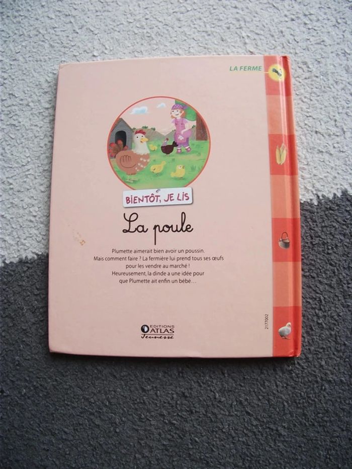 Livre Bientôt je lis La poule de Marlène JOBERT - photo numéro 7