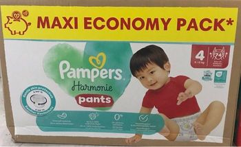 Pampers harmonie pants taille 4 /74 couches
