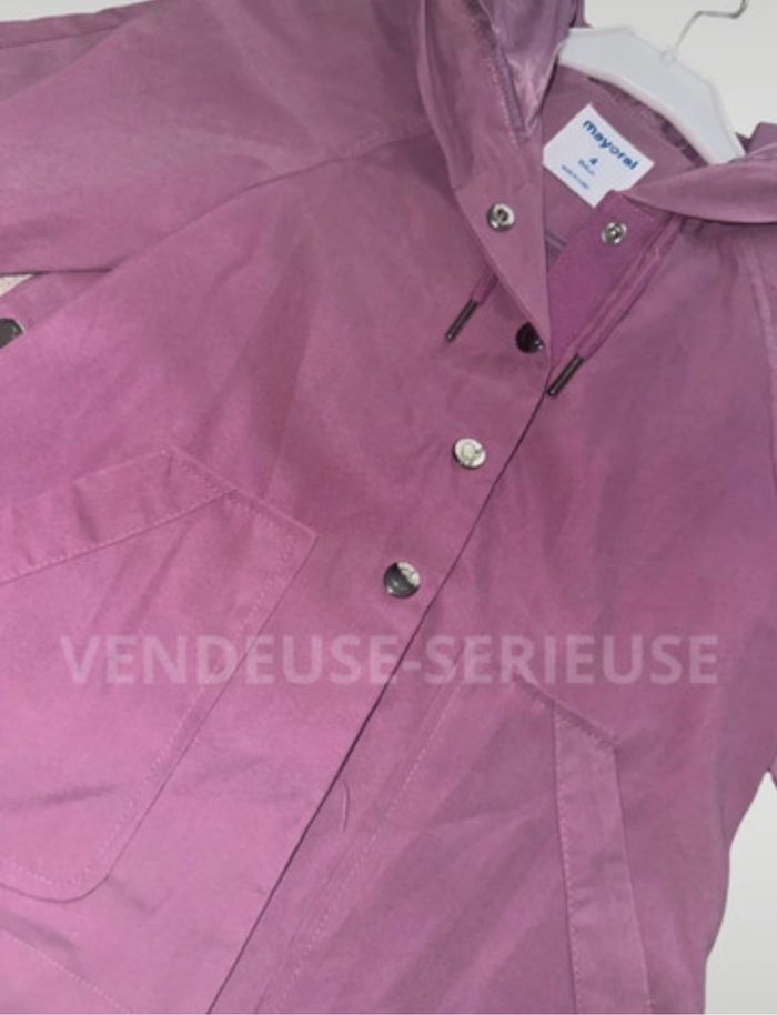 Veste coupe vent Suédine Lila 4 ans Mayoral - photo numéro 4