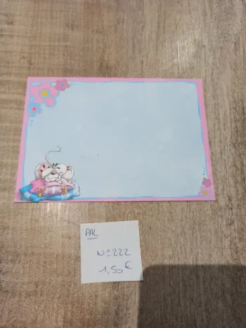 Papier à lettre Diddl 222 1,50€