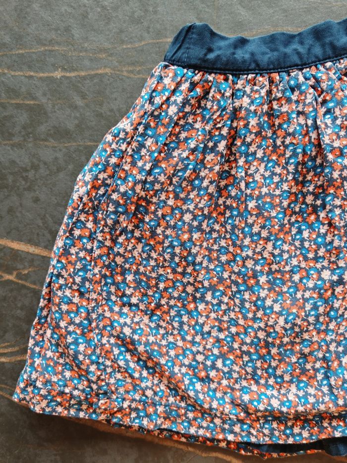 Jupe bleue marine réversible Vertbaudet 6 ans - photo numéro 5