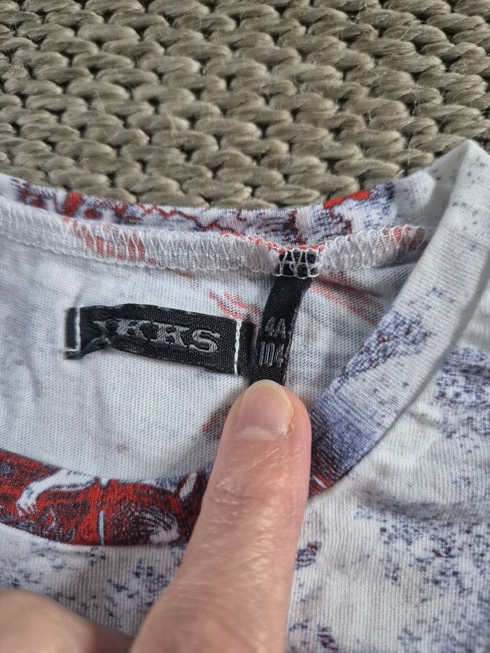 Lot de 4 t-shirts MC motifs asterix ou Nirvana - 4 ans - photo numéro 8