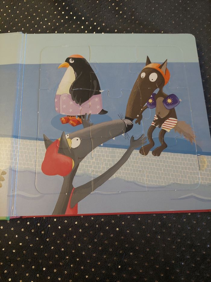 Livre puzzle de petit loup - photo numéro 5