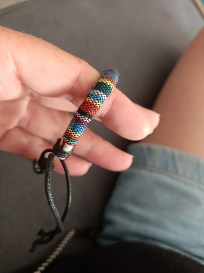 Bracelet ethnique réglable - photo numéro 3