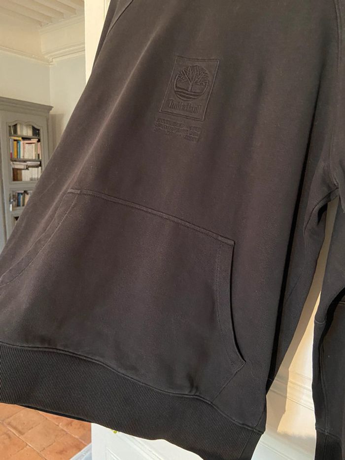 Sweat-shirt Timberland noir poche ventrale taille M - photo numéro 8