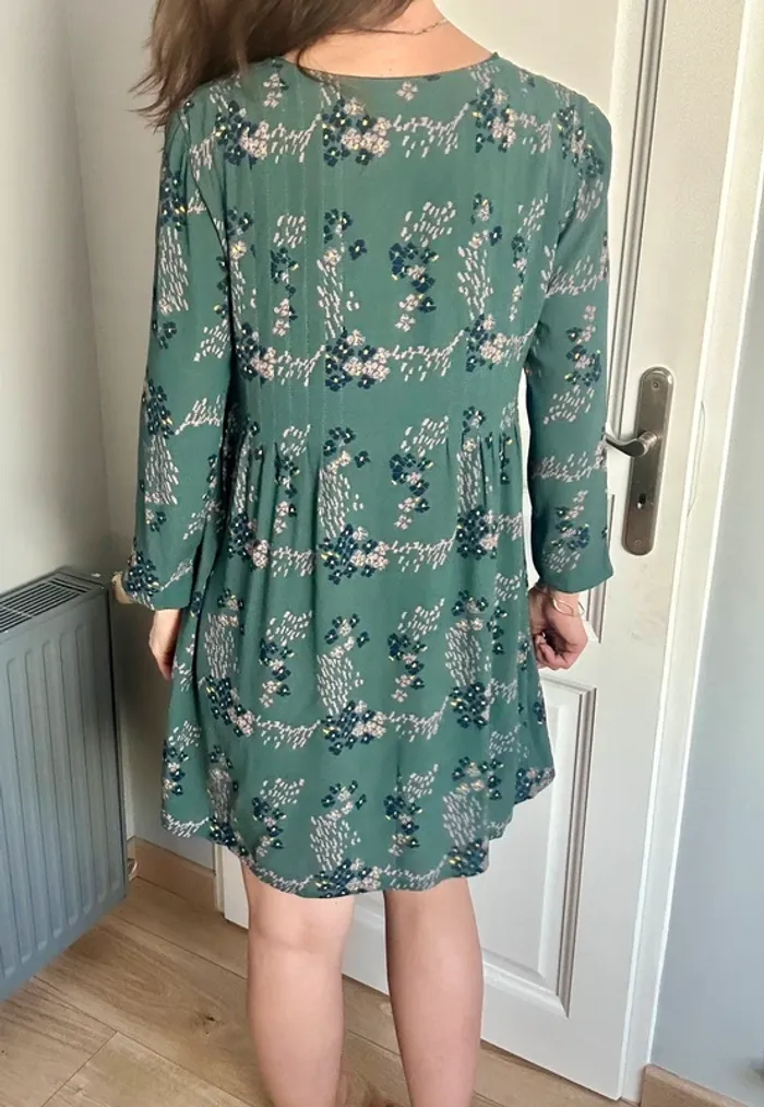 Robe courte fluide imprimé fleuri Marque : See U Soon 	Taille : 36 / S / 1 - photo numéro 2