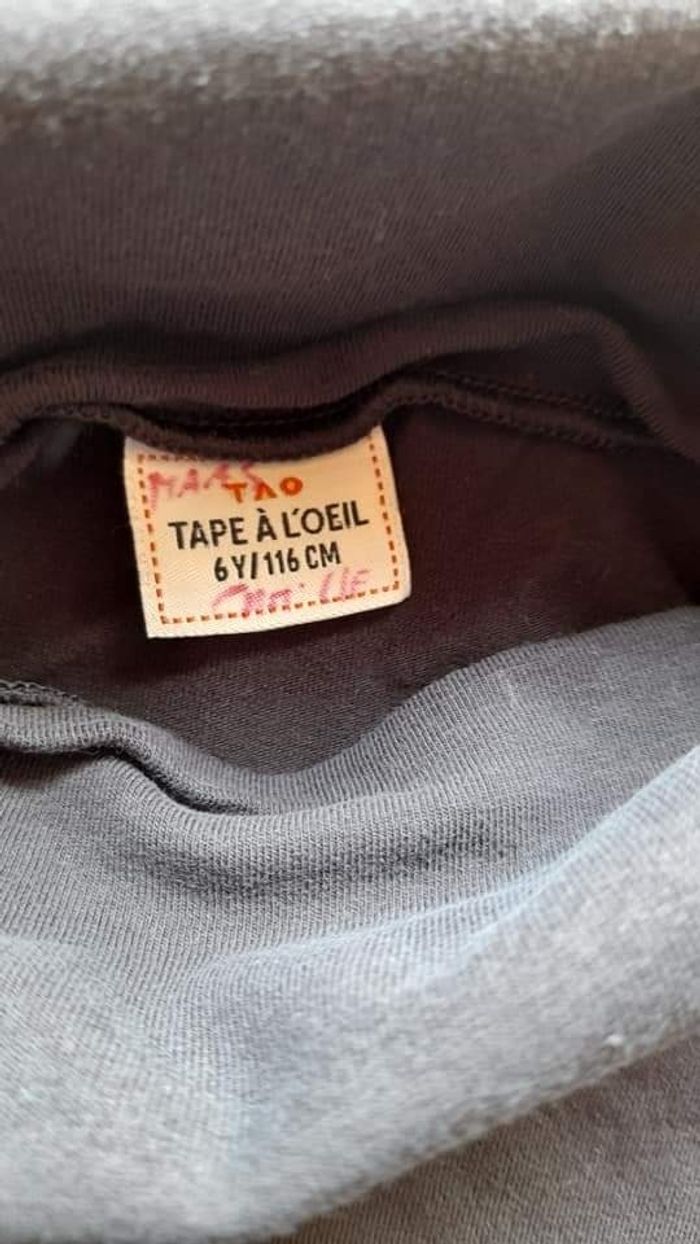 Lot de 3 t-shirts longues manches fille 116 - photo numéro 5