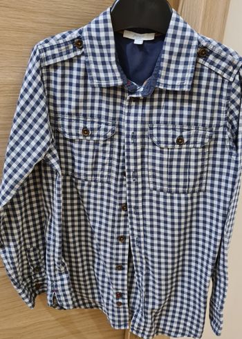 Chemise à carreaux garçon Jacadi 7 ans