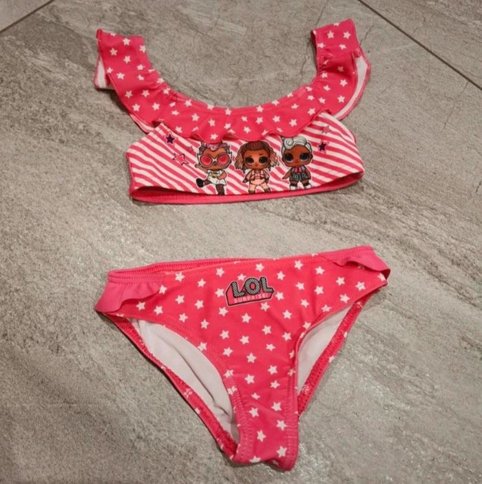 Maillot de bain bikini bébé fille 2 ans comme neuf L.O.L