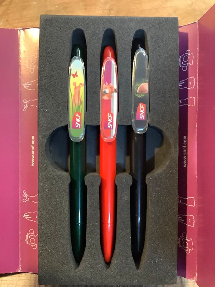 Stylos collector Idix SNCF