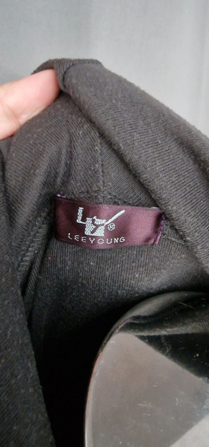 Robe pull a col roulé gris - photo numéro 4