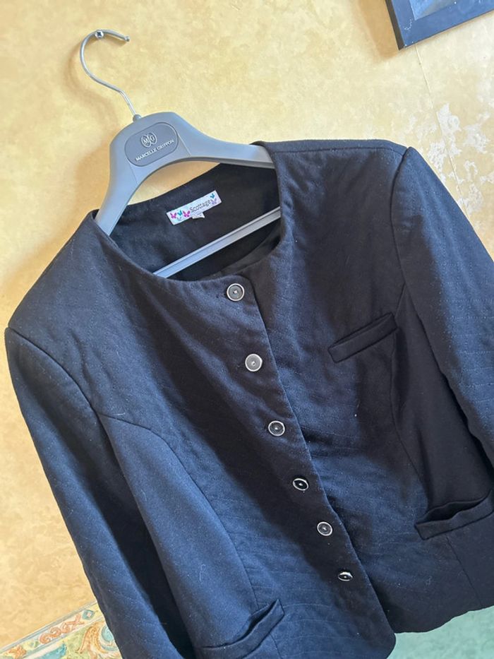 Veste blazer taille 46 scottage - photo numéro 2