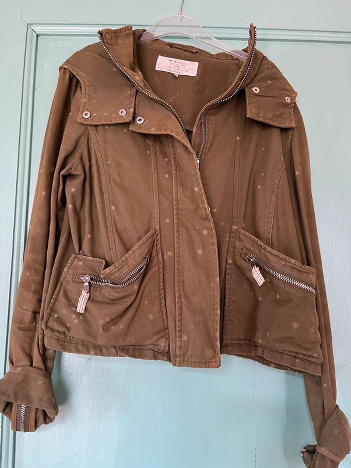 Veste style parka kaki - photo numéro 2